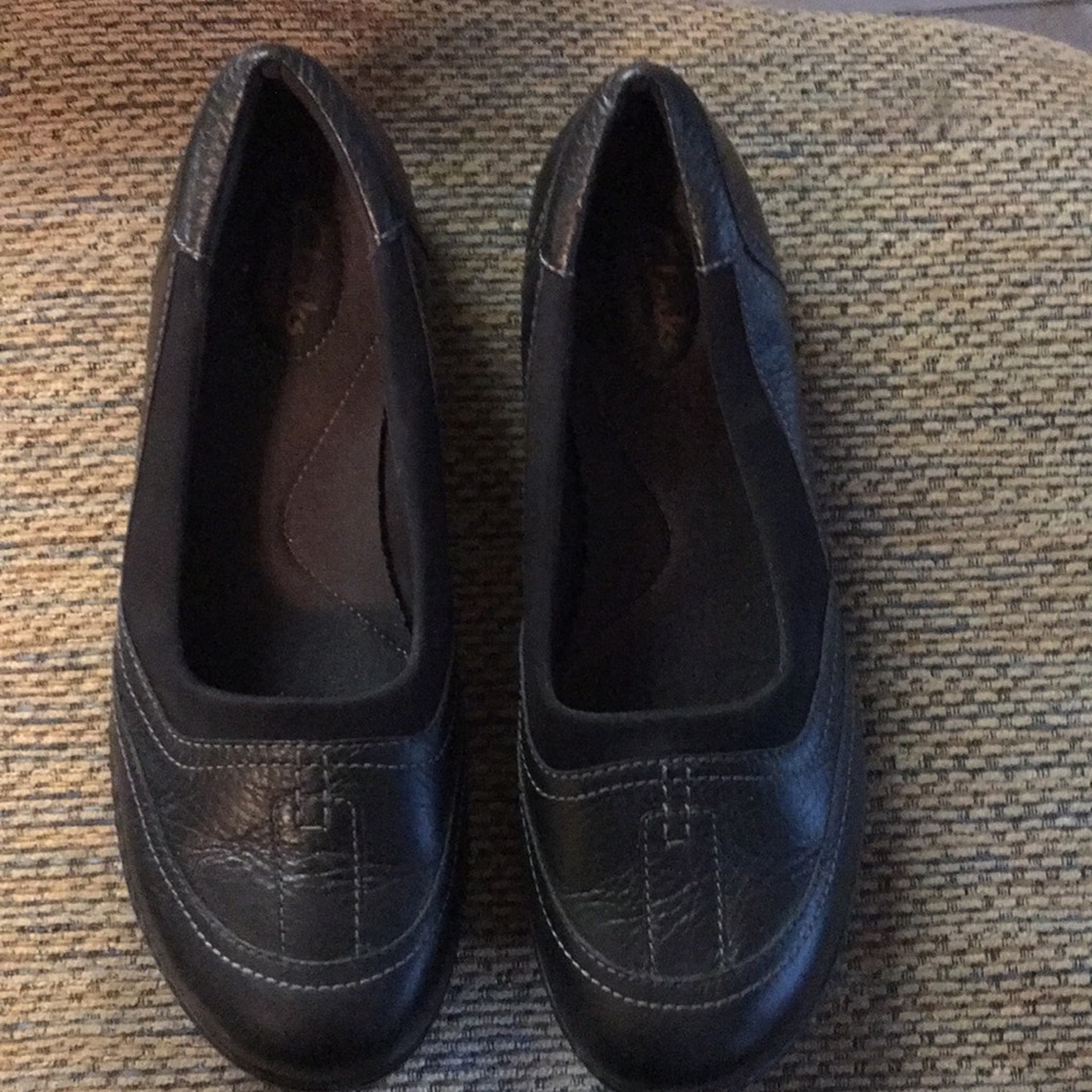 Black Clarks Bendables 9.5M